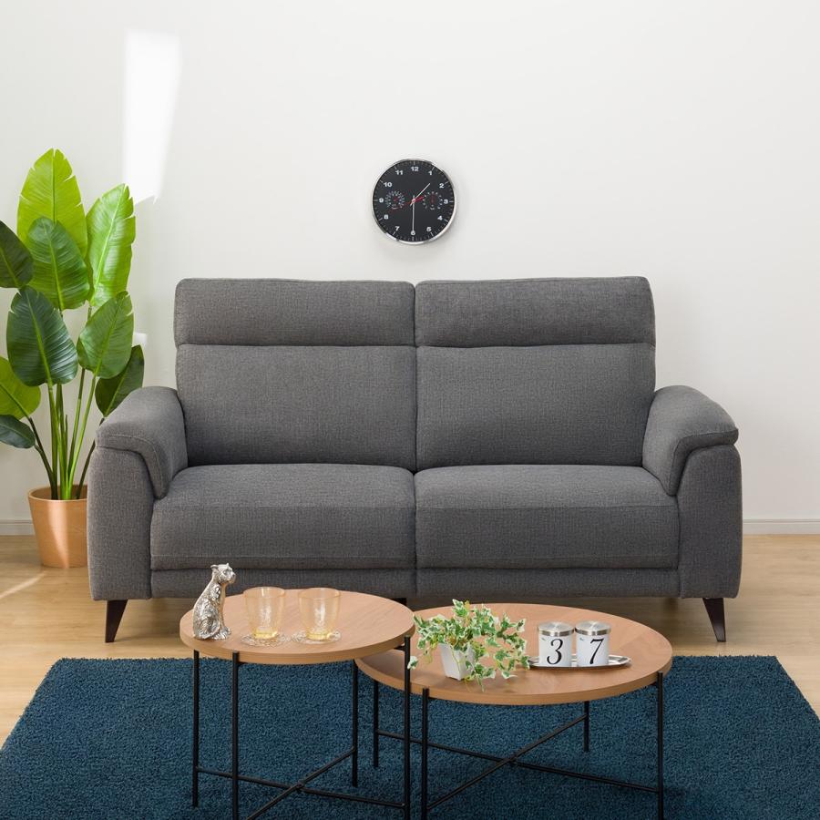 ニトリ（NITORI） ソファー ソファ 3人掛け 布張りソファ(LB07 DGY