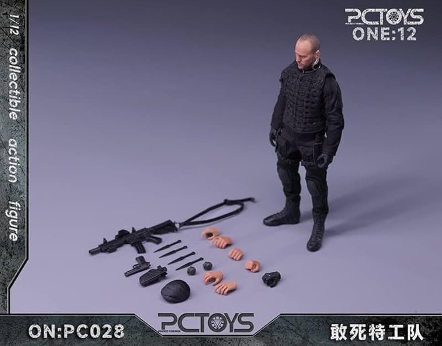 Amazon.co.jp: 1/12 ジェイソン ステイサム エクスペンダブルズ